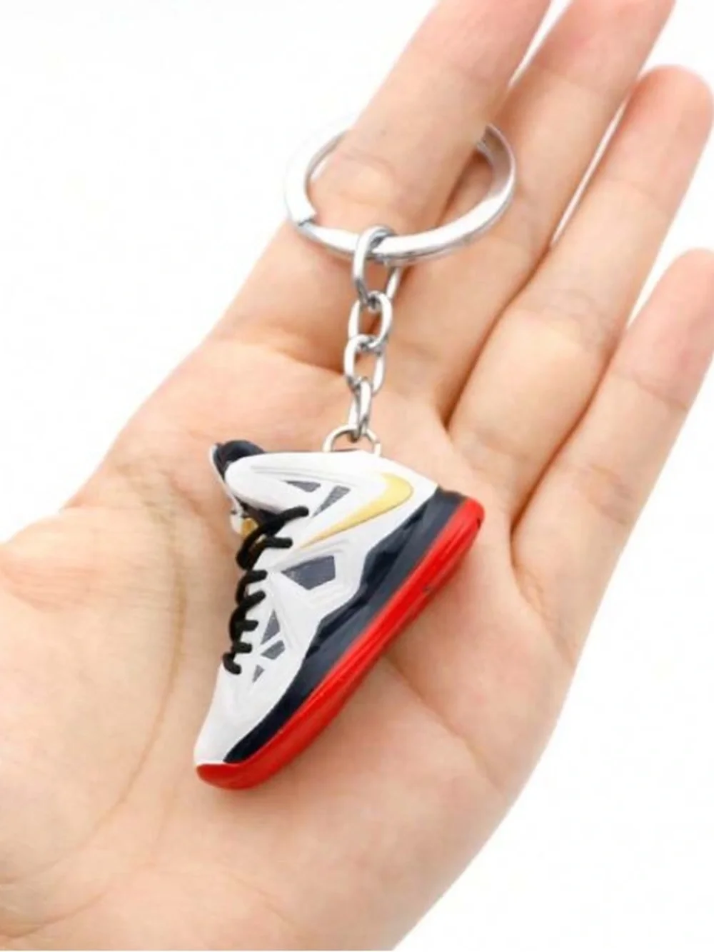 Mini Nike LeBron 10 USA Keychain